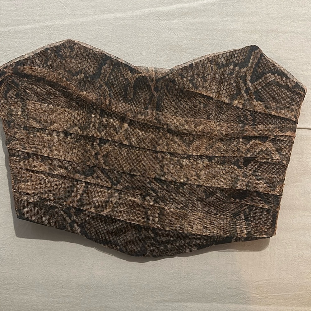 ZARA CROPPED CORSET